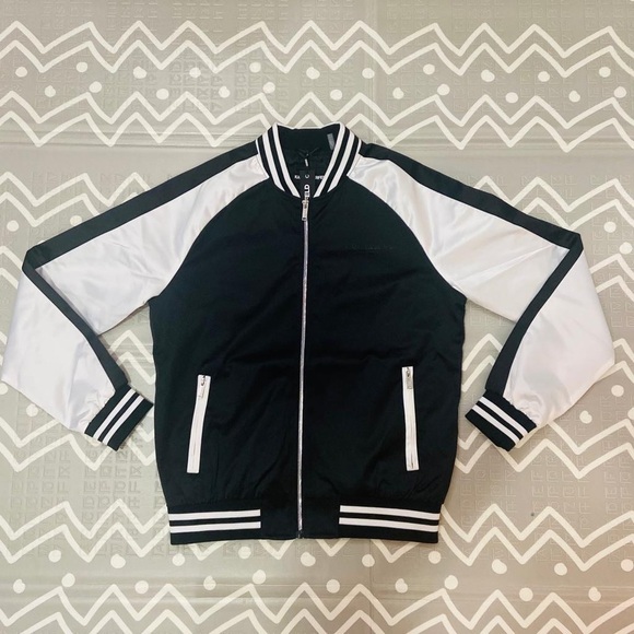Karl Lagerfeld satin bomber jacket - Picture 1 of 8